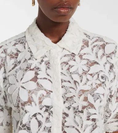 Simkhai Cotton lace shirt | Thumbnail 6 Simkhai Cotton lace shirt | Thumbnail 6