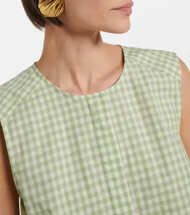 Simkhai Gingham cotton-blend top | Thumbnail 5 Simkhai Gingham cotton-blend top | Thumbnail 5