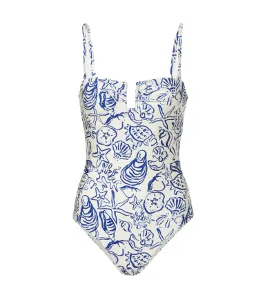 Simkhai Ottilie printed swimsuit | Thumbnail 1 Simkhai Ottilie printed swimsuit | Thumbnail 1