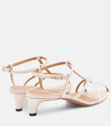 Jil Sander Cage crystal-embellished leather sandals | Thumbnail 2 Jil Sander Cage crystal-embellished leather sandals | Thumbnail 2
