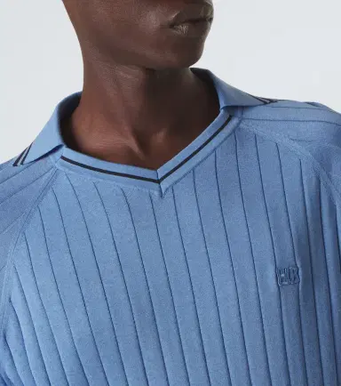 Wales Bonner Roots polo sweater | Thumbnail 2 Wales Bonner Roots polo sweater | Thumbnail 2