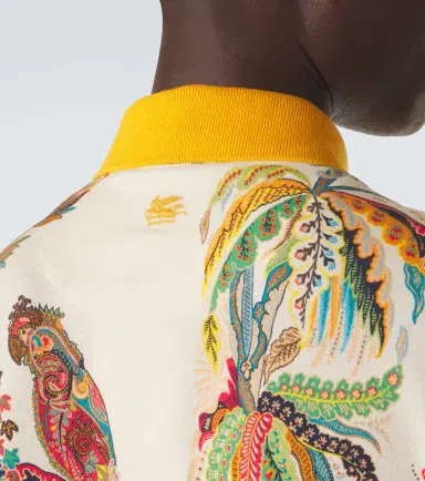 Etro Printed cotton piqué polo shirt | Thumbnail 5 Etro Printed cotton piqué polo shirt | Thumbnail 5