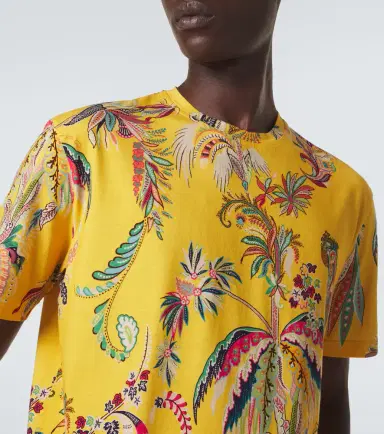 Etro Printed cotton jersey T-shirt | Thumbnail 2 Etro Printed cotton jersey T-shirt | Thumbnail 2
