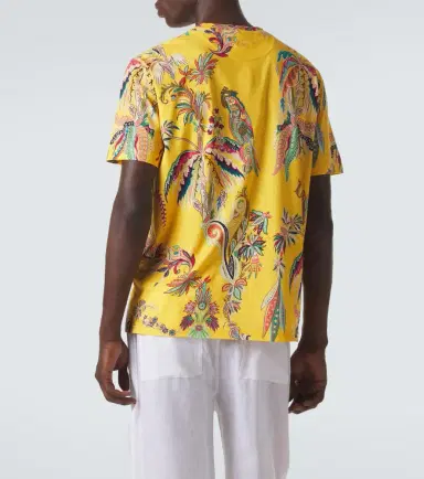Etro Printed cotton jersey T-shirt | Thumbnail 6 Etro Printed cotton jersey T-shirt | Thumbnail 6