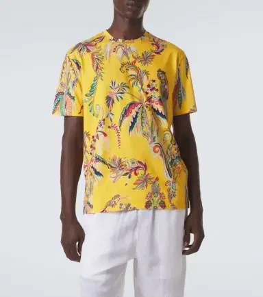 Etro Printed cotton jersey T-shirt | Thumbnail 7 Etro Printed cotton jersey T-shirt | Thumbnail 7