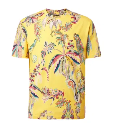 Etro Printed cotton jersey T-shirt | Thumbnail 1 Etro Printed cotton jersey T-shirt | Thumbnail 1