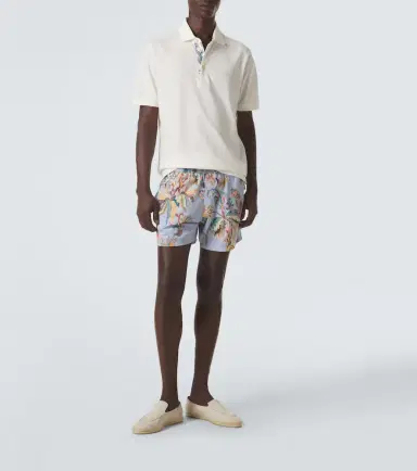 Etro Pegaso cotton piqué polo shirt | Thumbnail 2 Etro Pegaso cotton piqué polo shirt | Thumbnail 2