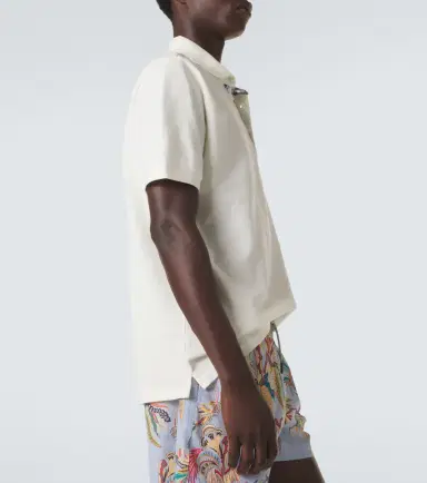 Etro Pegaso cotton piqué polo shirt | Thumbnail 4 Etro Pegaso cotton piqué polo shirt | Thumbnail 4
