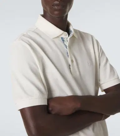 Etro Pegaso cotton piqué polo shirt | Thumbnail 5 Etro Pegaso cotton piqué polo shirt | Thumbnail 5