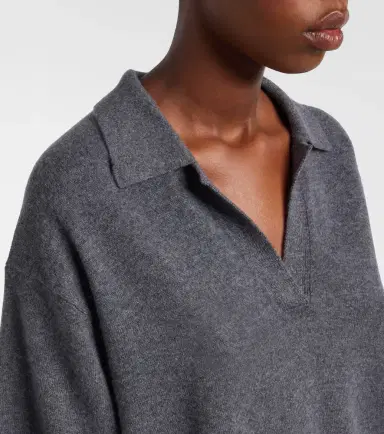 Lisa Yang Neela cashmere polo sweater | Thumbnail 2 Lisa Yang Neela cashmere polo sweater | Thumbnail 2