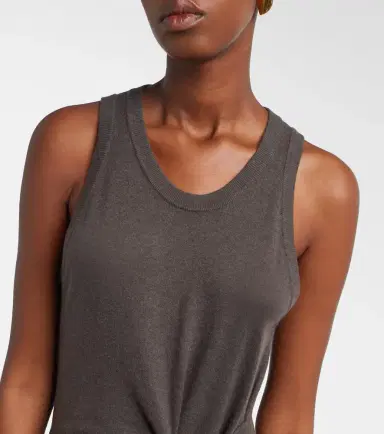 Lisa Yang Angeline cotton and cashmere maxi dress | Thumbnail 2 Lisa Yang Angeline cotton and cashmere maxi dress | Thumbnail 2