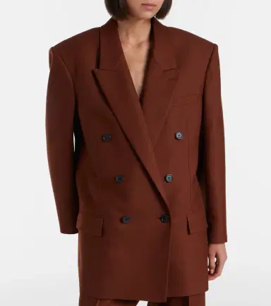 Saint Laurent Double-breasted cashmere blazer | Thumbnail 2 Saint Laurent Double-breasted cashmere blazer | Thumbnail 2