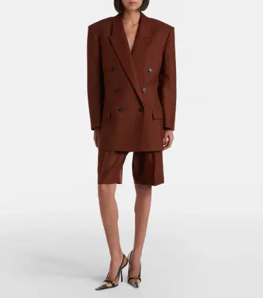 Saint Laurent Double-breasted cashmere blazer | Thumbnail 6 Saint Laurent Double-breasted cashmere blazer | Thumbnail 6