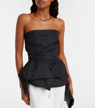 Max Mara Taffeta corset top | Thumbnail 4 Max Mara Taffeta corset top | Thumbnail 4