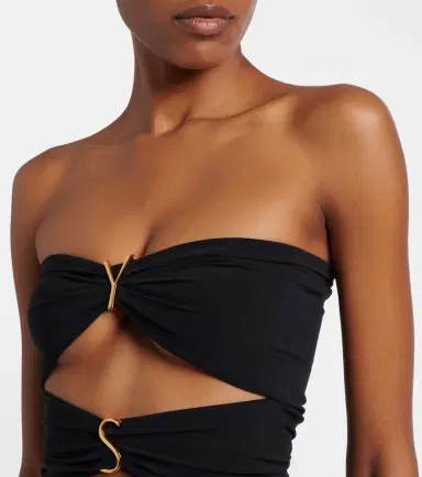 Saint Laurent Cutout embellished swimsuit | Thumbnail 5 Saint Laurent Cutout embellished swimsuit | Thumbnail 5