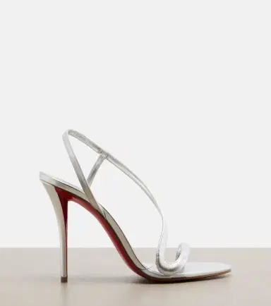 Christian Louboutin Miss Z metallic leather slingback sandals | Thumbnail 2 Christian Louboutin Miss Z metallic leather slingback sandals | Thumbnail 2
