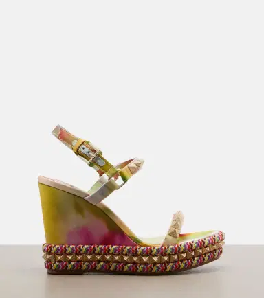 Christian Louboutin Pyra Clou embellished espadrille wedges | Thumbnail 2 Christian Louboutin Pyra Clou embellished espadrille wedges | Thumbnail 2