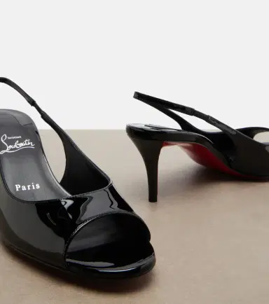 Christian Louboutin Miss Z patent leather slingback sandals | Thumbnail 4 Christian Louboutin Miss Z patent leather slingback sandals | Thumbnail 4