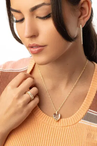 LOQUET Diamond Letter Charm | Thumbnail 4 LOQUET Diamond Letter Charm | Thumbnail 4