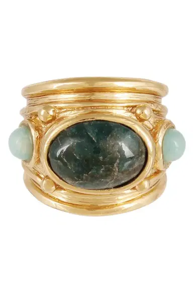 Gas Bijoux Green Simone Kambaba Ring | Thumbnail 1 Gas Bijoux Green Simone Kambaba Ring | Thumbnail 1