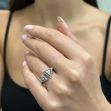 Messika Messika Thea Toi & Moi 18K Blackened White Gold Diamond Ring Sz. 6.75 by The Solist | Thumbnail 2 Messika Messika Thea Toi & Moi 18K Blackened White Gold Diamond Ring Sz. 6.75 by The Solist | Thumbnail 2