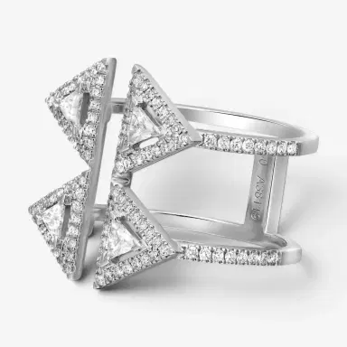 Messika Messika Thea Toi & Moi 18K White Gold Diamond Double Ring Sz. 6 by The Solist | Thumbnail 3 Messika Messika Thea Toi & Moi 18K White Gold Diamond Double Ring Sz. 6 by The Solist | Thumbnail 3