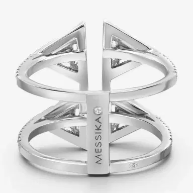 Messika Messika Thea Toi & Moi 18K White Gold Diamond Double Ring Sz. 6 by The Solist | Thumbnail 5 Messika Messika Thea Toi & Moi 18K White Gold Diamond Double Ring Sz. 6 by The Solist | Thumbnail 5