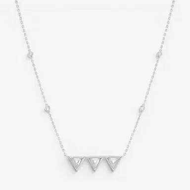 Messika Messika Thea Toi & Moi 18K White Gold Diamond Necklace by The Solist | Thumbnail 5 Messika Messika Thea Toi & Moi 18K White Gold Diamond Necklace by The Solist | Thumbnail 5