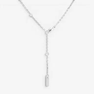 Messika Messika Thea Toi & Moi 18K White Gold Diamond Necklace by The Solist | Thumbnail 6 Messika Messika Thea Toi & Moi 18K White Gold Diamond Necklace by The Solist | Thumbnail 6