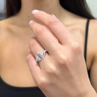 Messika Messika Thea Toi & Moi 18K White Gold Diamond Ring Sz. 6 by The Solist | Thumbnail 2 Messika Messika Thea Toi & Moi 18K White Gold Diamond Ring Sz. 6 by The Solist | Thumbnail 2