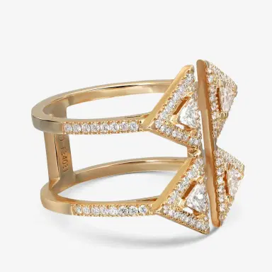 Messika Messika Thea Toi & Moi 18K Yellow Gold Diamond Double Ring Sz. 7 by The Solist | Thumbnail 3 Messika Messika Thea Toi & Moi 18K Yellow Gold Diamond Double Ring Sz. 7 by The Solist | Thumbnail 3