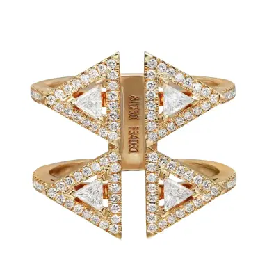 Messika Messika Thea Toi & Moi 18K Yellow Gold Diamond Double Ring Sz. 7 by The Solist | Thumbnail 1 Messika Messika Thea Toi & Moi 18K Yellow Gold Diamond Double Ring Sz. 7 by The Solist | Thumbnail 1