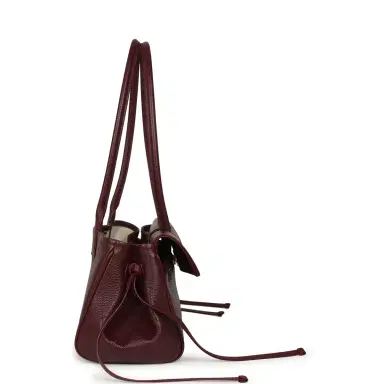 Chanel Chanel Small "Urban Essential" East West Shopping Tote Dark Burgundy Caviar Gold Hardware | Thumbnail 3 Chanel Chanel Small "Urban Essential" East West Shopping Tote Dark Burgundy Caviar Gold Hardware | Thumbnail 3