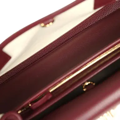 Chanel Chanel Small "Urban Essential" East West Shopping Tote Dark Burgundy Caviar Gold Hardware | Thumbnail 8 Chanel Chanel Small "Urban Essential" East West Shopping Tote Dark Burgundy Caviar Gold Hardware | Thumbnail 8