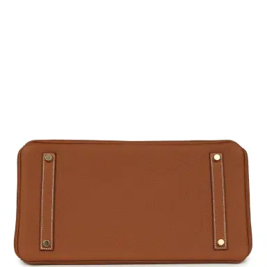 HERMÈS Hermes Birkin 35 Gold Togo Gold Hardware | Thumbnail 6 HERMÈS Hermes Birkin 35 Gold Togo Gold Hardware | Thumbnail 6