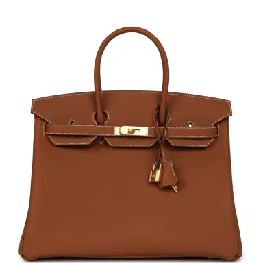 HERMÈS Hermes Birkin 35 Gold Togo Gold Hardware | Thumbnail 1 HERMÈS Hermes Birkin 35 Gold Togo Gold Hardware | Thumbnail 1