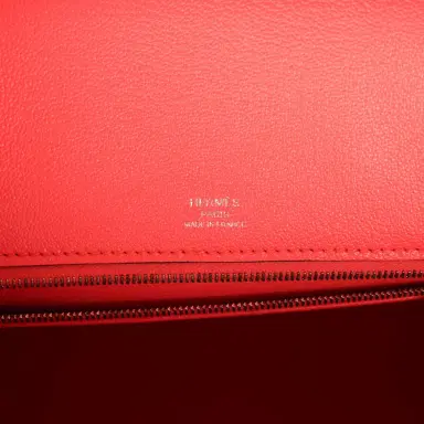 HERMÈS Hermes Casaque Birkin Sellier 30 Rouge Sellier and Bleu Indigo Epsom Palladium Hardware | Thumbnail 8 HERMÈS Hermes Casaque Birkin Sellier 30 Rouge Sellier and Bleu Indigo Epsom Palladium Hardware | Thumbnail 8
