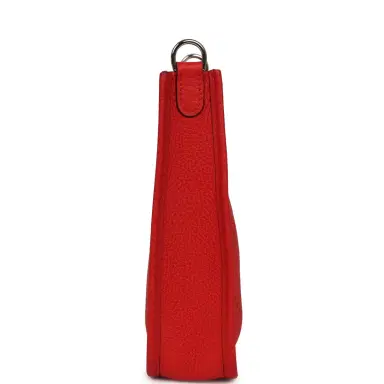 HERMÈS Hermes Evelyne TPM Rouge De Coeur Clemence Palladium Hardware | Thumbnail 3 HERMÈS Hermes Evelyne TPM Rouge De Coeur Clemence Palladium Hardware | Thumbnail 3
