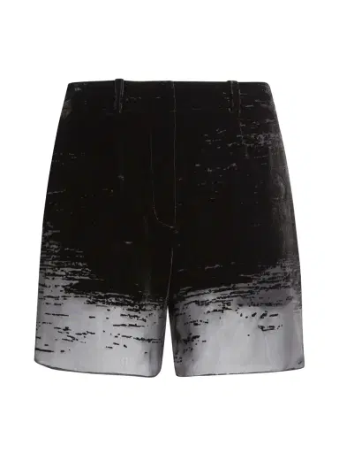 Grace Ling Glitch Mini Shorts | Thumbnail 1 Grace Ling Glitch Mini Shorts | Thumbnail 1