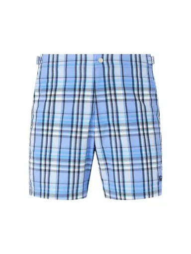 Burberry Selkirk Checked Swim Shorts - Men | Thumbnail 1 Burberry Selkirk Checked Swim Shorts - Men | Thumbnail 1