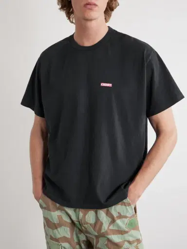 Cherry Los Angeles Logo-Print Cotton-Jersey T-Shirt - Men | Thumbnail 3 Cherry Los Angeles Logo-Print Cotton-Jersey T-Shirt - Men | Thumbnail 3