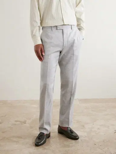 MR P. Straight-Leg Linen and Wool-Blend Suit Trousers - Men | Thumbnail 3 MR P. Straight-Leg Linen and Wool-Blend Suit Trousers - Men | Thumbnail 3