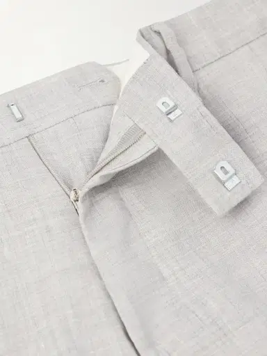 MR P. Straight-Leg Linen and Wool-Blend Suit Trousers - Men | Thumbnail 6 MR P. Straight-Leg Linen and Wool-Blend Suit Trousers - Men | Thumbnail 6