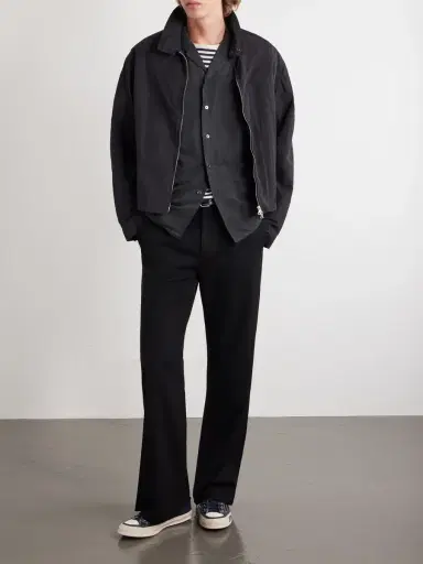 A.PRESSE Convertible-Collar Silk and Linen-Blend Shirt - Men | Thumbnail 2 A.PRESSE Convertible-Collar Silk and Linen-Blend Shirt - Men | Thumbnail 2