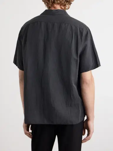 A.PRESSE Convertible-Collar Silk and Linen-Blend Shirt - Men | Thumbnail 4 A.PRESSE Convertible-Collar Silk and Linen-Blend Shirt - Men | Thumbnail 4