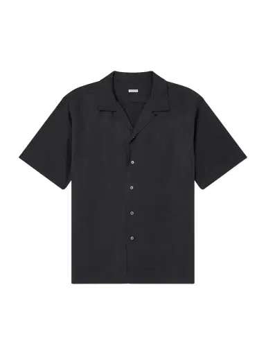 A.PRESSE Convertible-Collar Silk and Linen-Blend Shirt - Men | Thumbnail 1 A.PRESSE Convertible-Collar Silk and Linen-Blend Shirt - Men | Thumbnail 1