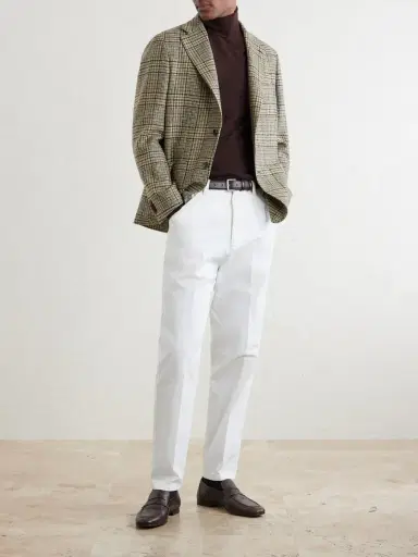 Caruso Butterfly Checked Wool Blazer - Men | Thumbnail 2 Caruso Butterfly Checked Wool Blazer - Men | Thumbnail 2