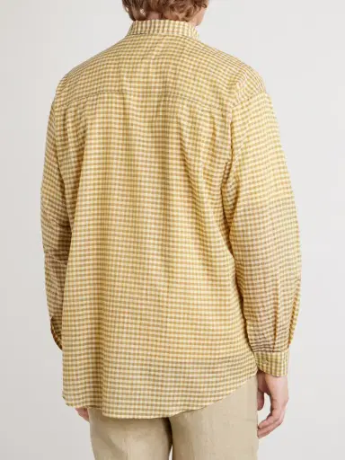 Auralee Checked Cotton-Poplin Shirt - Men | Thumbnail 4 Auralee Checked Cotton-Poplin Shirt - Men | Thumbnail 4