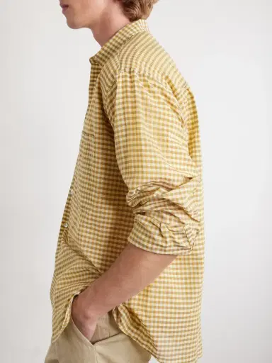 Auralee Checked Cotton-Poplin Shirt - Men | Thumbnail 5 Auralee Checked Cotton-Poplin Shirt - Men | Thumbnail 5