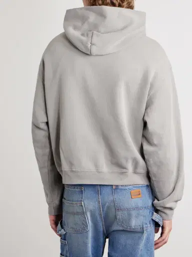 Cherry Los Angeles Logo-Print Cotton-Jersey Hoodie - Men | Thumbnail 4 Cherry Los Angeles Logo-Print Cotton-Jersey Hoodie - Men | Thumbnail 4